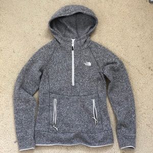 North face quarter zip hoodie